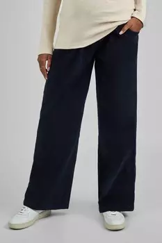 Вельветовые брюки для беременных широкого кроя Jojo Maman Bb, синий