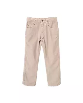 Вельветовые брюки для мальчиков с 5 карманами и регулируемой талией KNOT, бежевый