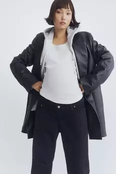 Вельветовые брюки для мамы H&M, черный