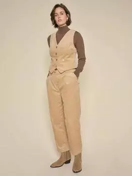 Вельветовые брюки fabina joana MOS MOSH, цвет Tannin