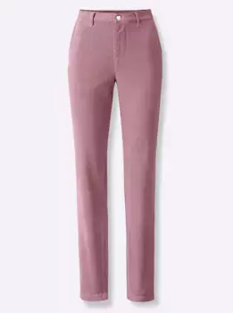Вельветовые брюки Heine, лиловый