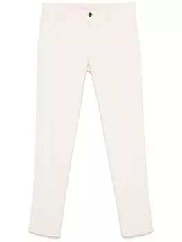 Вельветовые брюки Incotex, белый