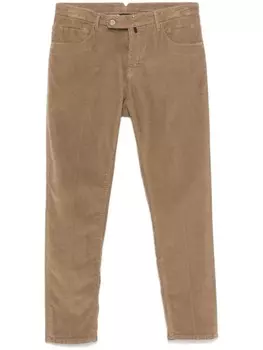 Вельветовые брюки Incotex, коричневый