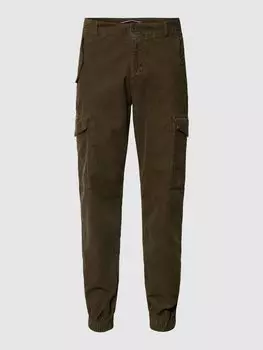 Вельветовые брюки-карго Tommy Hilfiger, оливковый