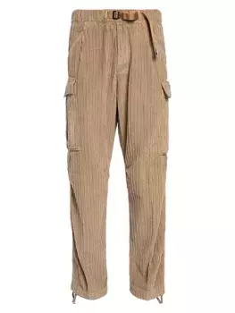 Вельветовые брюки-карго White Sand, серо-коричневый