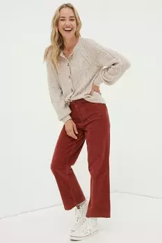 Вельветовые брюки Keswick Fat Face, коричневый