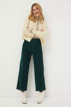 Вельветовые брюки Keswick Fat Face, зеленый