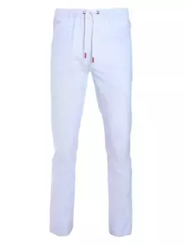 Вельветовые брюки Kiton, белый