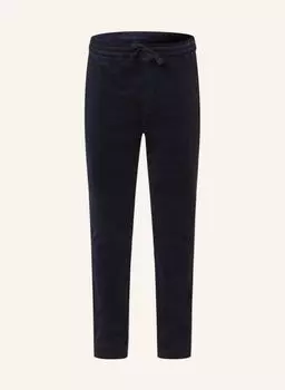Вельветовые брюки MAERZ MUENCHEN im Jogging-Stil Regular Fit, темно-синий