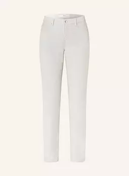 Вельветовые брюки мэри BRAX, светло-серый