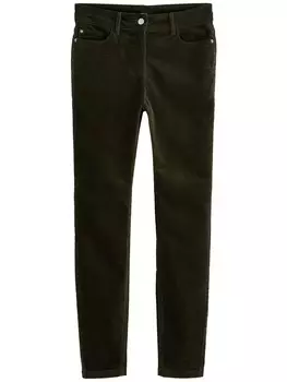 Вельветовые брюки Next Skinny Pants, зеленый