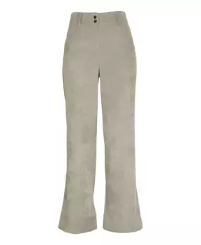 Вельветовые брюки палаццо с американскими карманами Vicario Cinque, бежевый