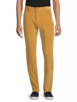 Вельветовые брюки Parker с высокой посадкой J.Mclaughlin, хаки