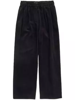 Вельветовые брюки прямого кроя Bimba y Lola, черный