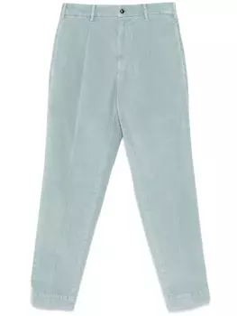 Вельветовые брюки прямого кроя Dell'oglio, синий