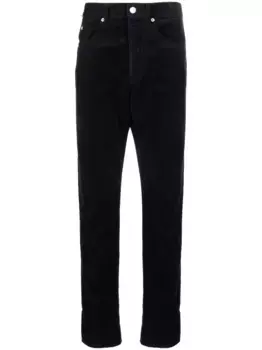 Вельветовые брюки прямого кроя MARANT, синий