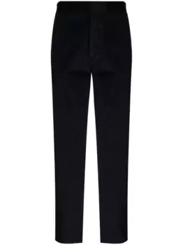 Вельветовые брюки прямого кроя Paul Smith, синий