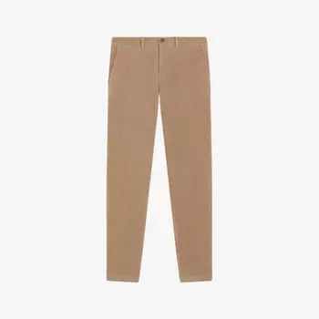 Вельветовые брюки прямого кроя Payet из хлопкового эластичного материала Ted Baker, коричневый