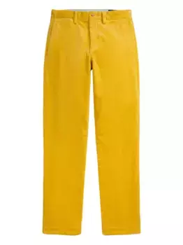 Вельветовые брюки прямого кроя POLO RALPH LAUREN, желтый
