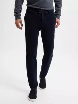 Вельветовые брюки прыжки Alberto, синий