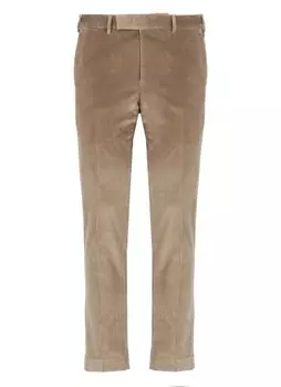Вельветовые брюки Pt Torino, коричневый