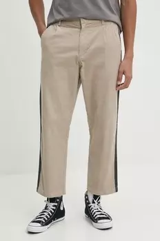 Вельветовые брюки Quiksilver Roller Line Pant, бежевый