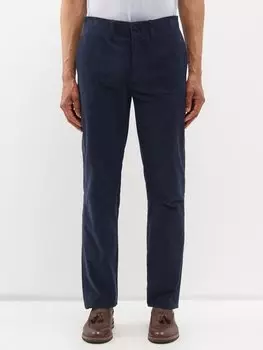 Вельветовые брюки rhys из органического хлопка Gabriela Hearst, синий