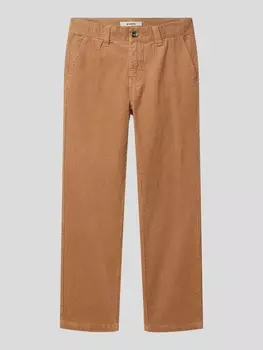 Вельветовые брюки с лейблом Garcia, бежевый