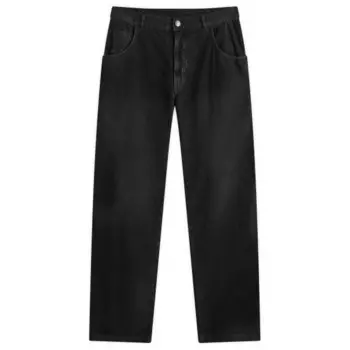 Вельветовые брюки с монограммой Palm Angels, черный