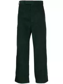 Вельветовые брюки с полосками RWB THOM BROWNE, зеленый