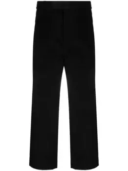 Вельветовые брюки с полосками RWB THOM BROWNE, черный