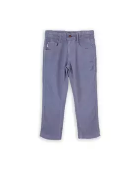 Вельветовые брюки с пятью карманами для мальчиков и петлями для ремня на талии KNOT, светло-голубой