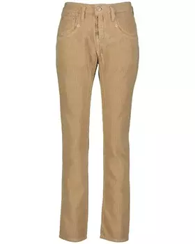 Вельветовые брюки шира Herrlicher, бежевый