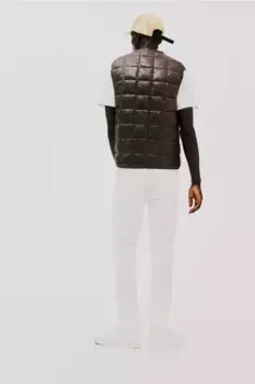 Вельветовые брюки slim fit H&M, белый