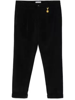 Вельветовые брюки со складками Manuel Ritz, черный