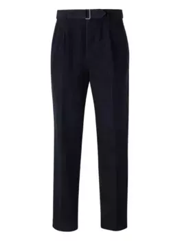 Вельветовые брюки со складками Officine Generale, синий