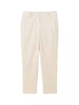 Вельветовые брюки TOM TAILOR Slim fit Pants, бежевый