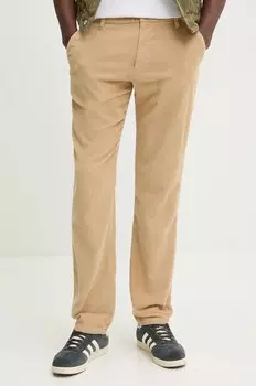 Вельветовые брюки Tommy Jeans, бежевый