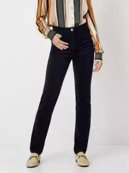 Вельветовые брюки TONI "будь любима" с эластаном, синий