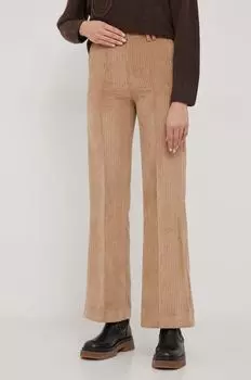 Вельветовые брюки United Colors of Benetton, коричневый