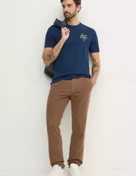 Вельветовые брюки United Colors of Benetton, коричневый