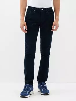 Вельветовые брюки узкого кроя l'homme FRAME, синий