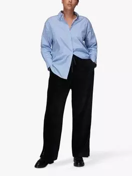 Вельветовые брюки Whistles Millie, темно-синие