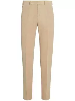 Вельветовые брюки Zegna, нейтральный цвет