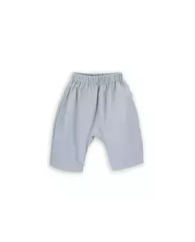 Вельветовые детские штанишки с эластичной резинкой на талии KNOT, синий