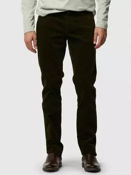 Вельветовые джинсы прямого кроя Rodd & Gunn Stirling 2, оливковый