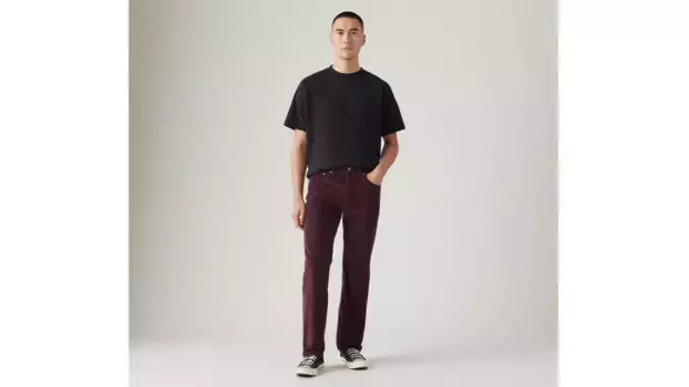 Вельветовые мужские джинсы 505 стандартного кроя Levi's, красный
