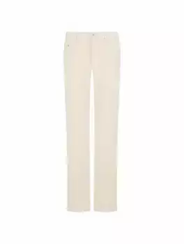 Вельветовые прямые брюки A.P.C., бежевый