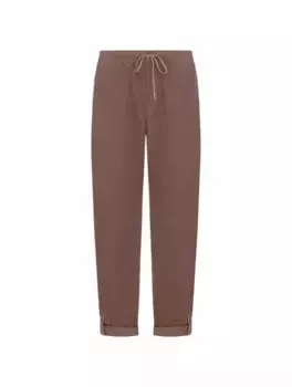 Вельветовые широкие брюки Panicale, коричневый