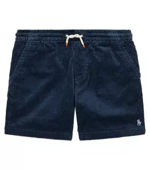 Вельветовые шорты из хлопка Polo Ralph Lauren, синий